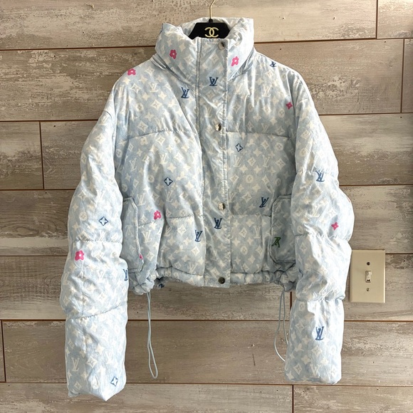 Louis Vuitton Monogram Puffer Jacket w/ Detachable Hood - Picture 3 of 14